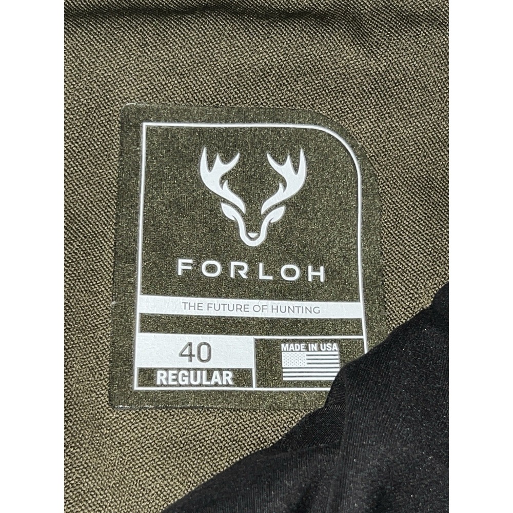 FORLOH Hunting Pant Mens 40 Green Knee Pads All Clima Stretch Cargo made in USA